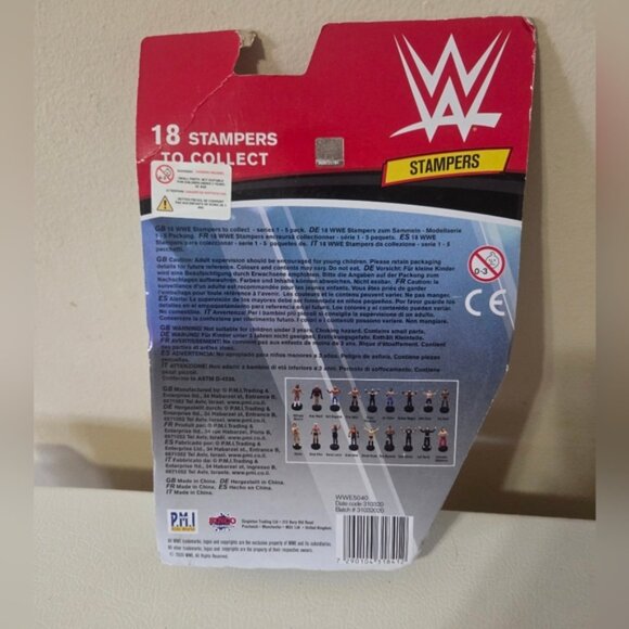 WWE Superstar Stampers, Set of 5 - Self-Inking WWE NIB - Picture 4 of 4